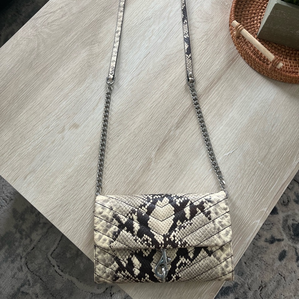 Rebecca minkoff snakeskin crossbody bag
